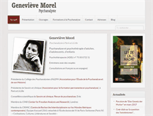 Tablet Screenshot of genevieve-morel-psychanalyste-psychotherapeute-paris-lille.fr